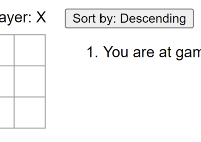 React Tic-tac-toe